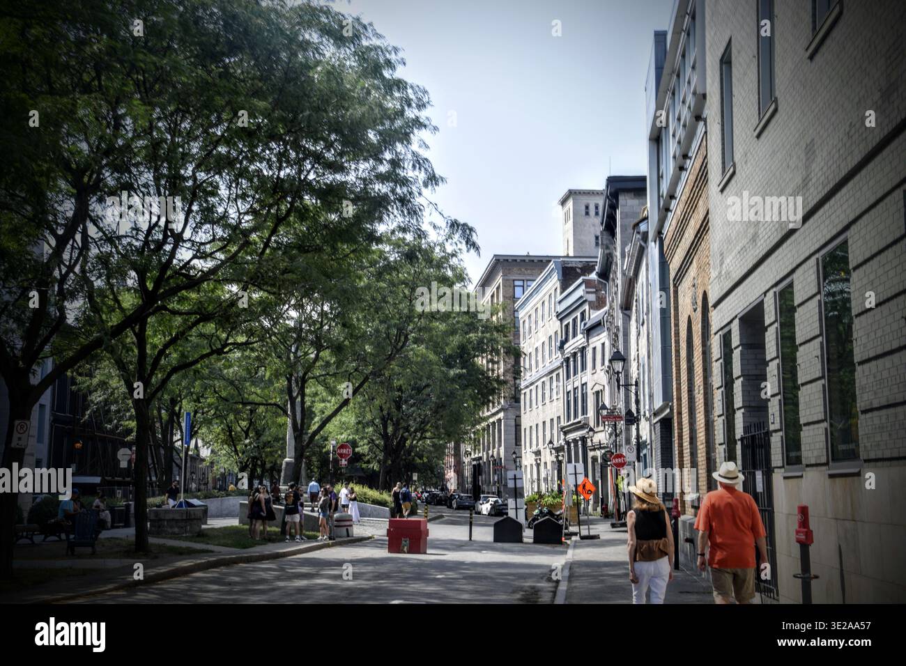 Straßen von Montreal Stockfoto