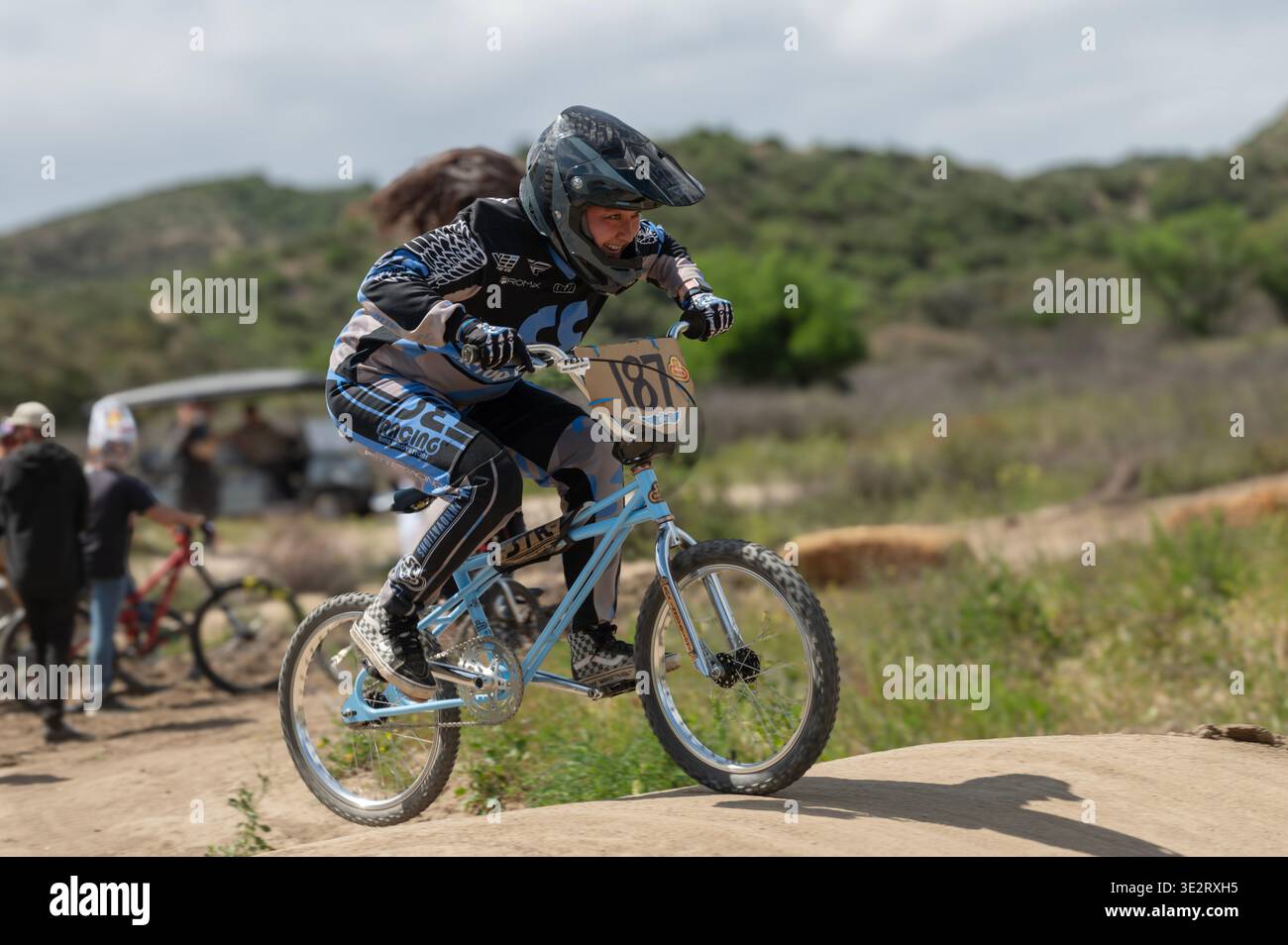 Dirtyfest BMX Downhill Race 2024 Stockfoto