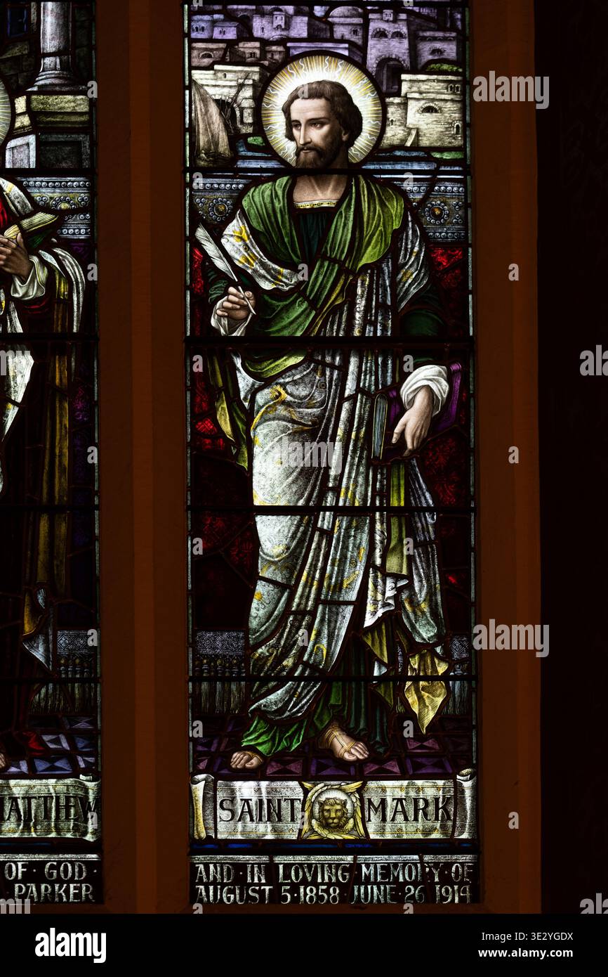 Historische Christ Church of Detroit, Michigan am 2. April 2024 Stockfoto