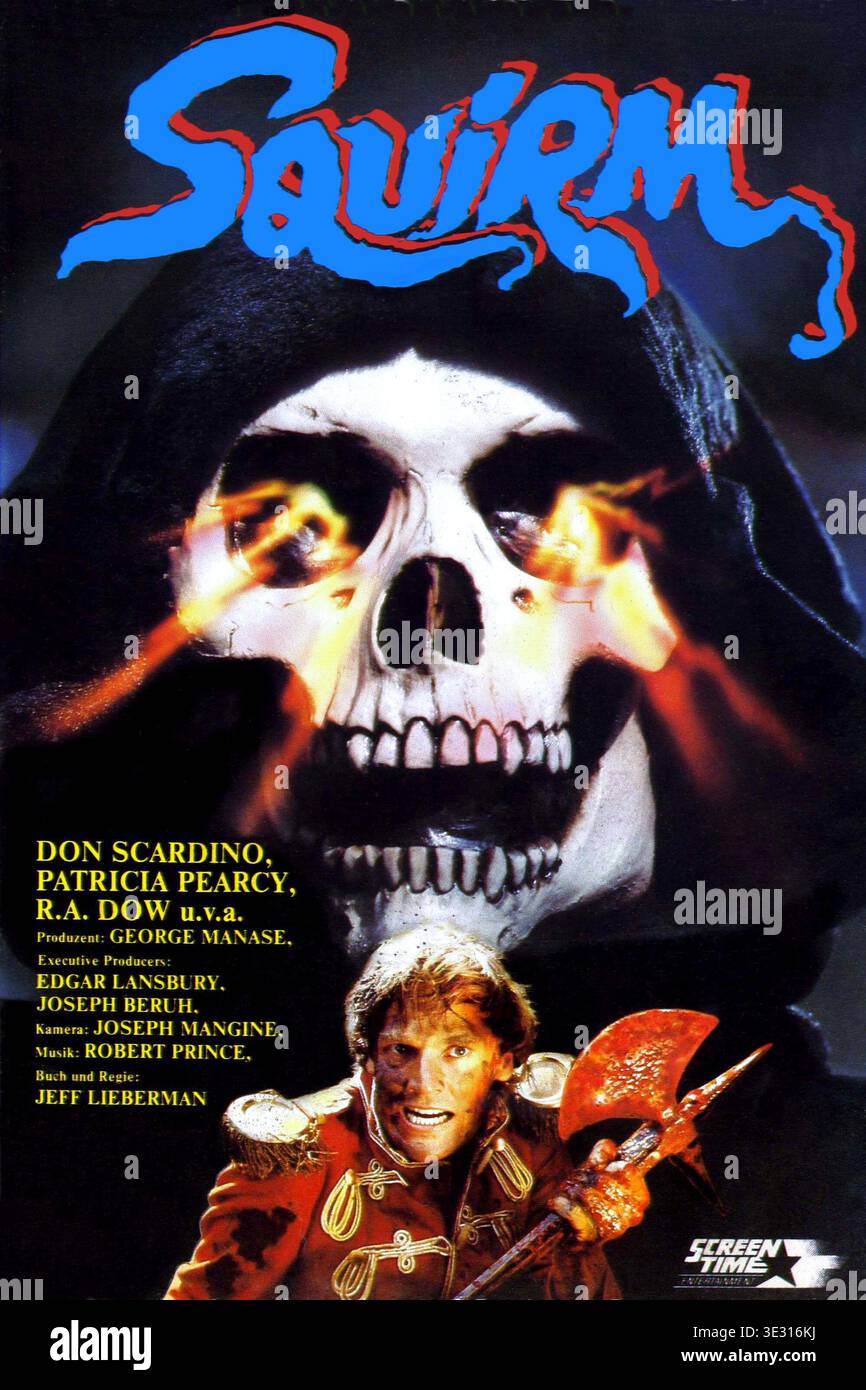 Squirm-Filmposter 1976 Stockfoto