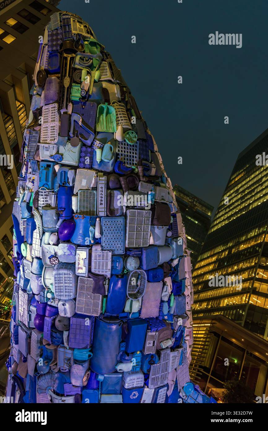 2026 Winter Lights Festival in Canary Wharf, London, England. Stockfoto