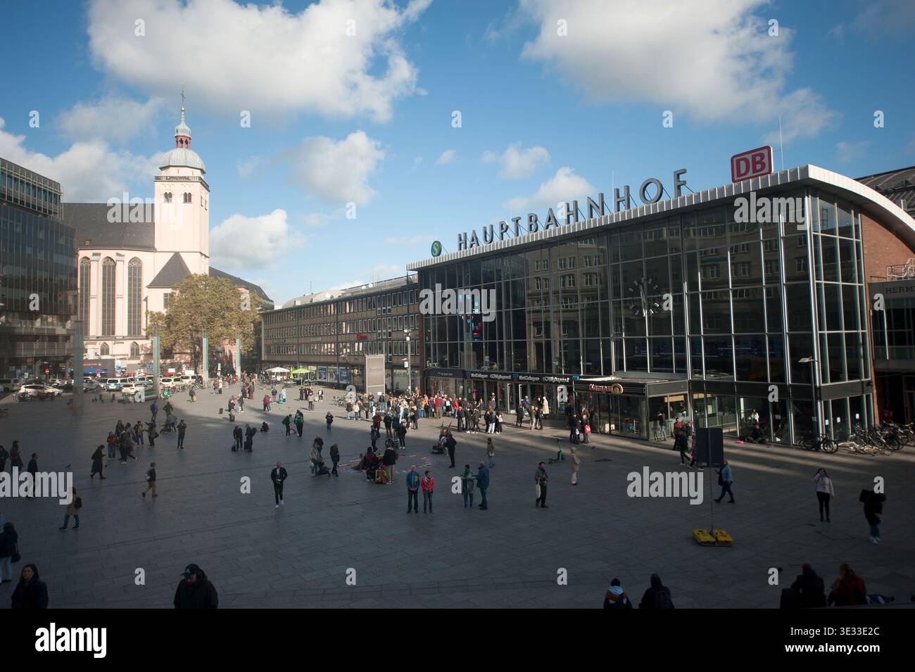 Köln Bahnhof, Köln, Deutschland, Europa Stockfoto