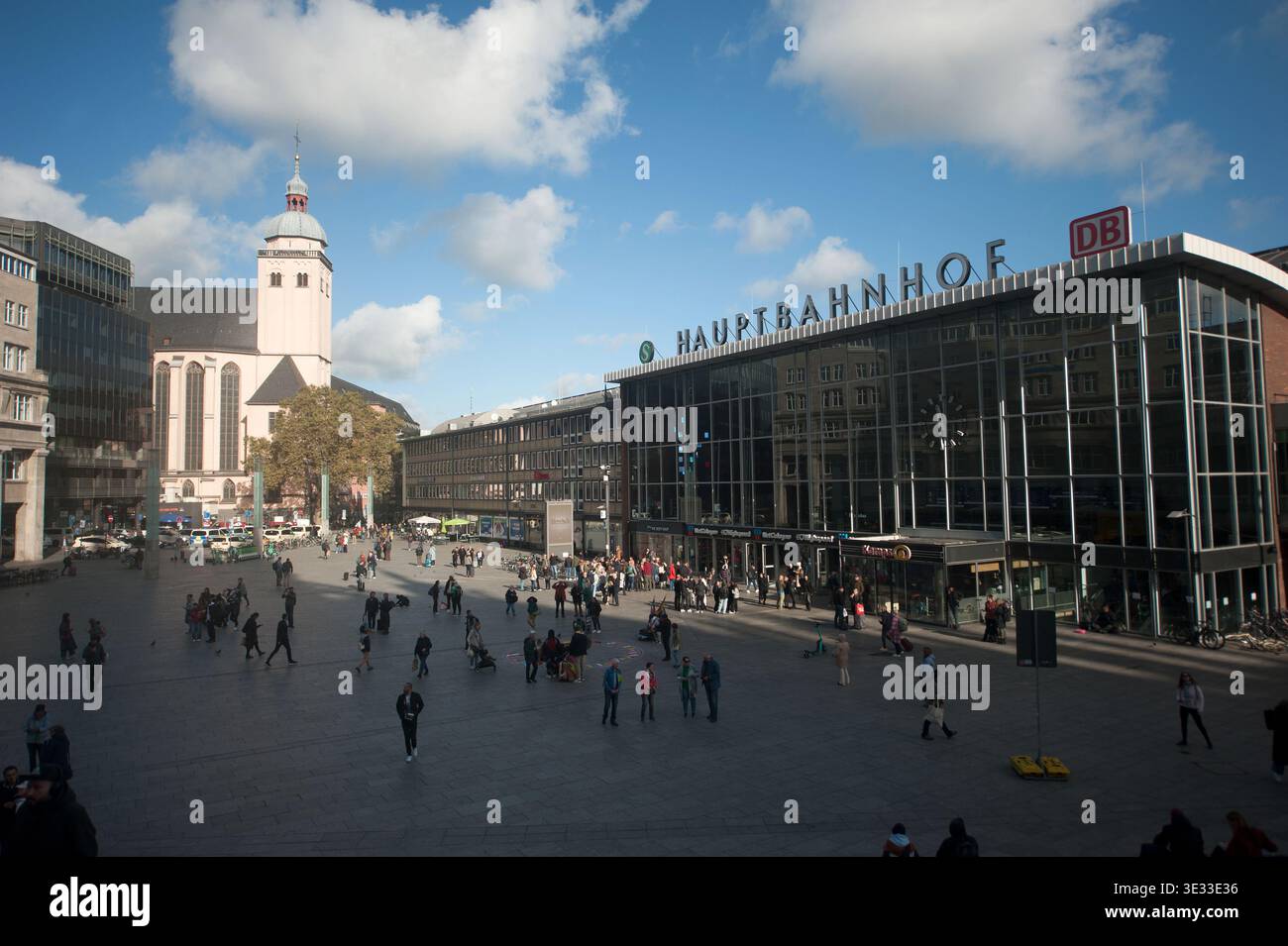 Köln Bahnhof, Köln, Deutschland, Europa Stockfoto