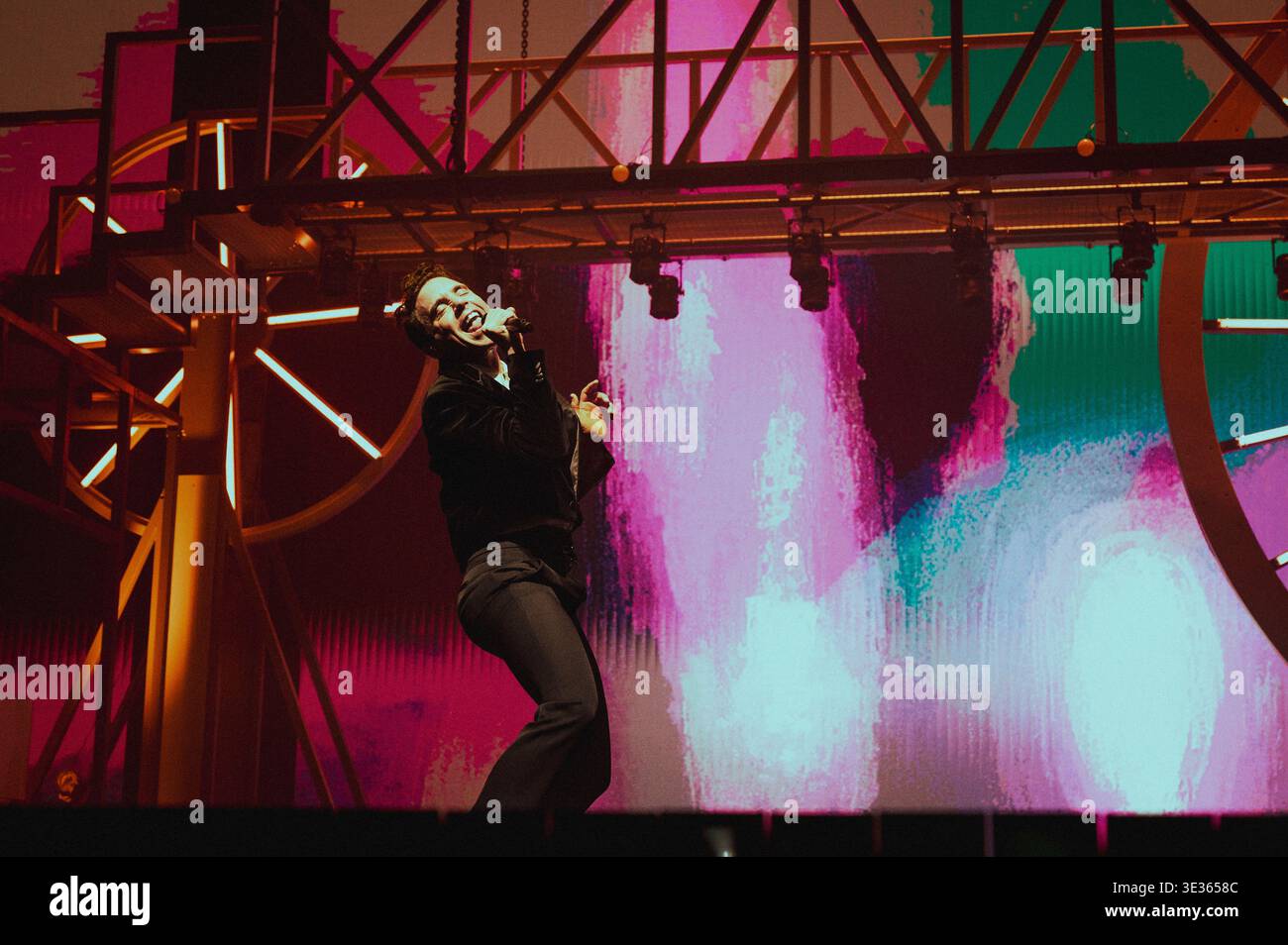Mika live in der Unipol Arena, Bologna, Italien 2026 Stockfoto