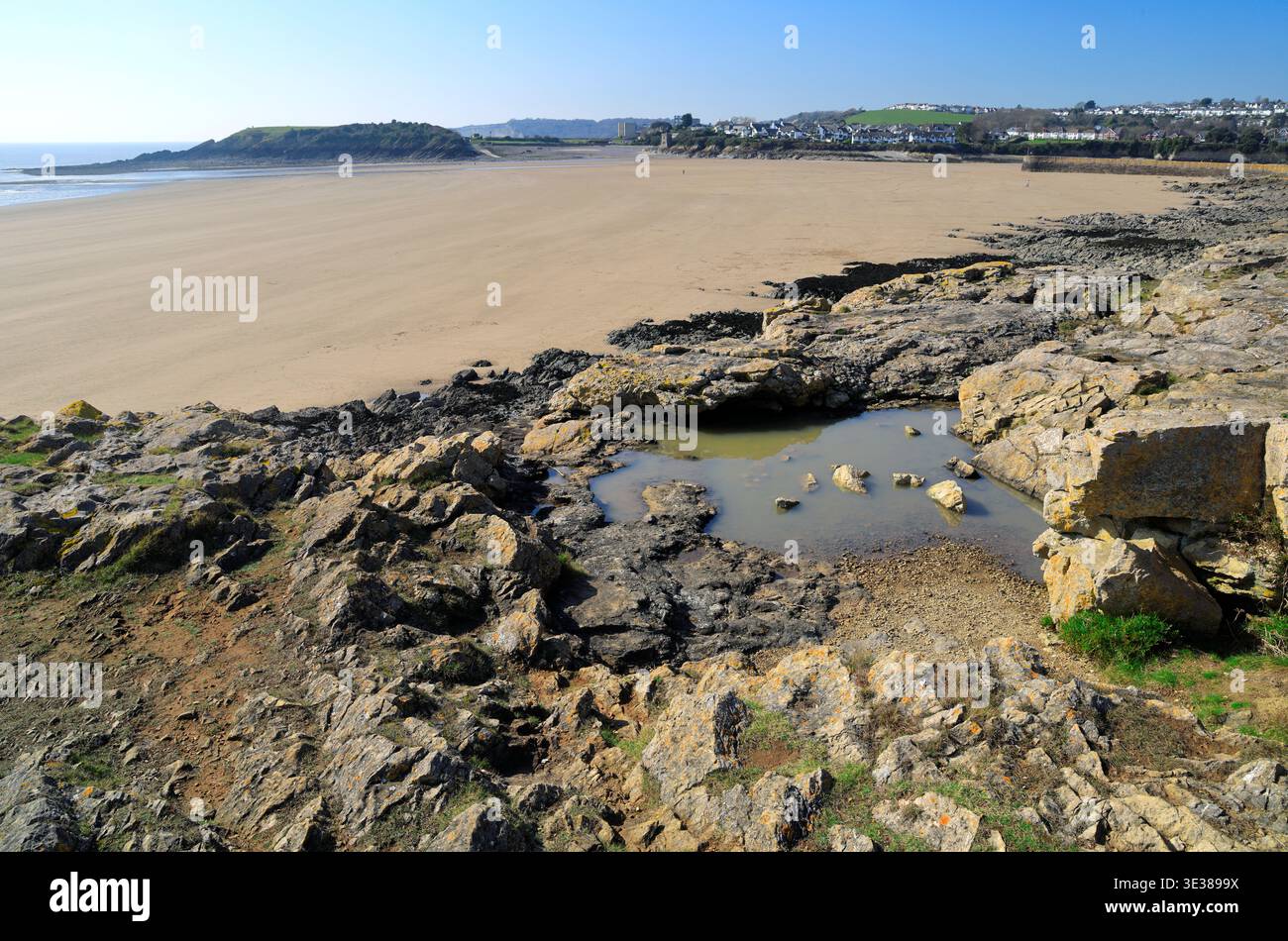 Beobachten Sie House Bay, Barry Island, Vale of Glamorgan, Südwales. Stockfoto