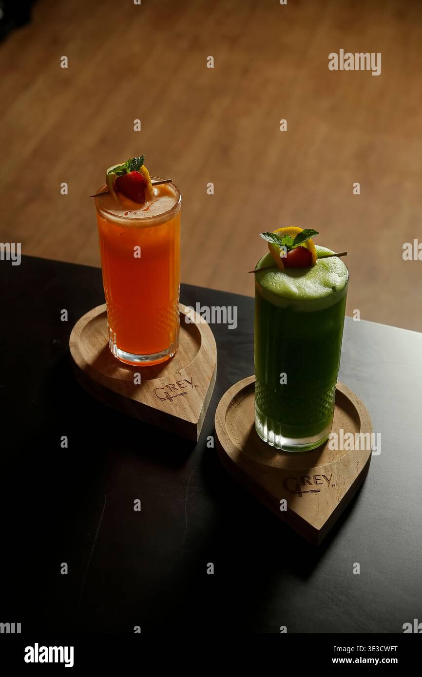 Duo Healthy and Perfect Detox Stockfoto
