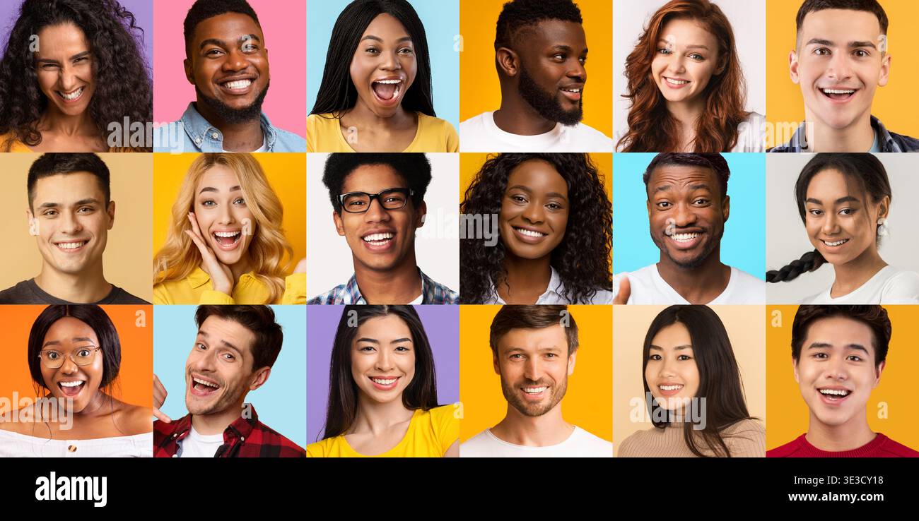 Happy Millennial Guy zeigt Kreditkarte auf orangefarbenem Hintergrund, während er für digitale Zahlungsoptionen wirbt Stockfoto