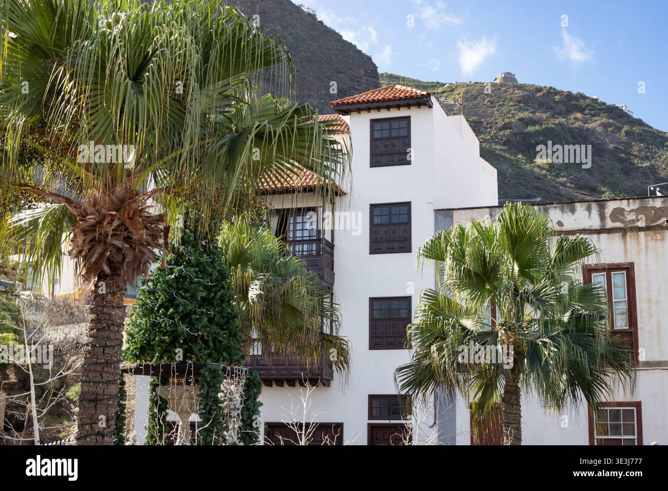 Teneriffa - wunderschöne Stadt Garachico Stockfoto