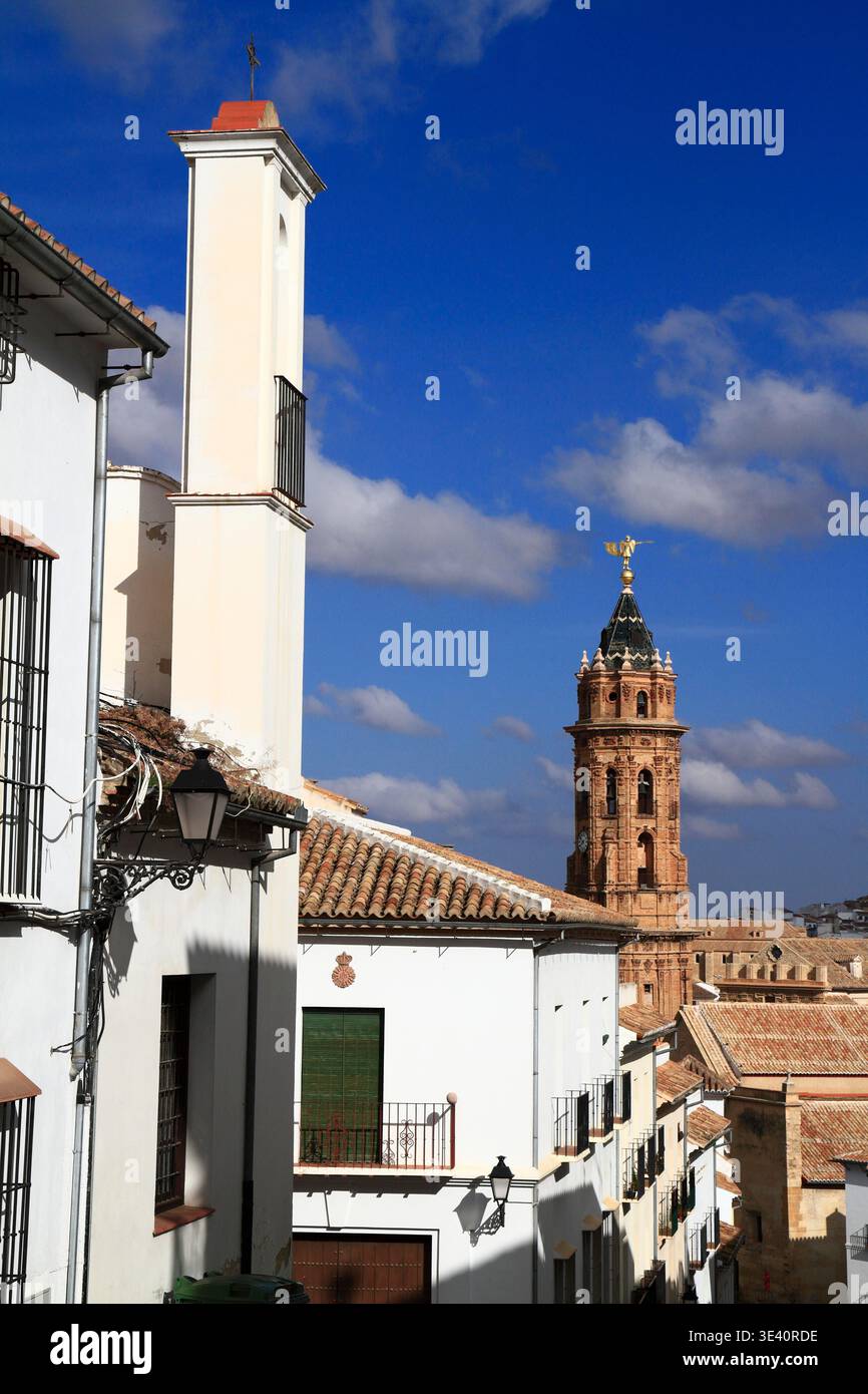 Die Stiftskirche San Sebastian, Antequera, Provinz Malaga, Andalusien, Spanien Stockfoto