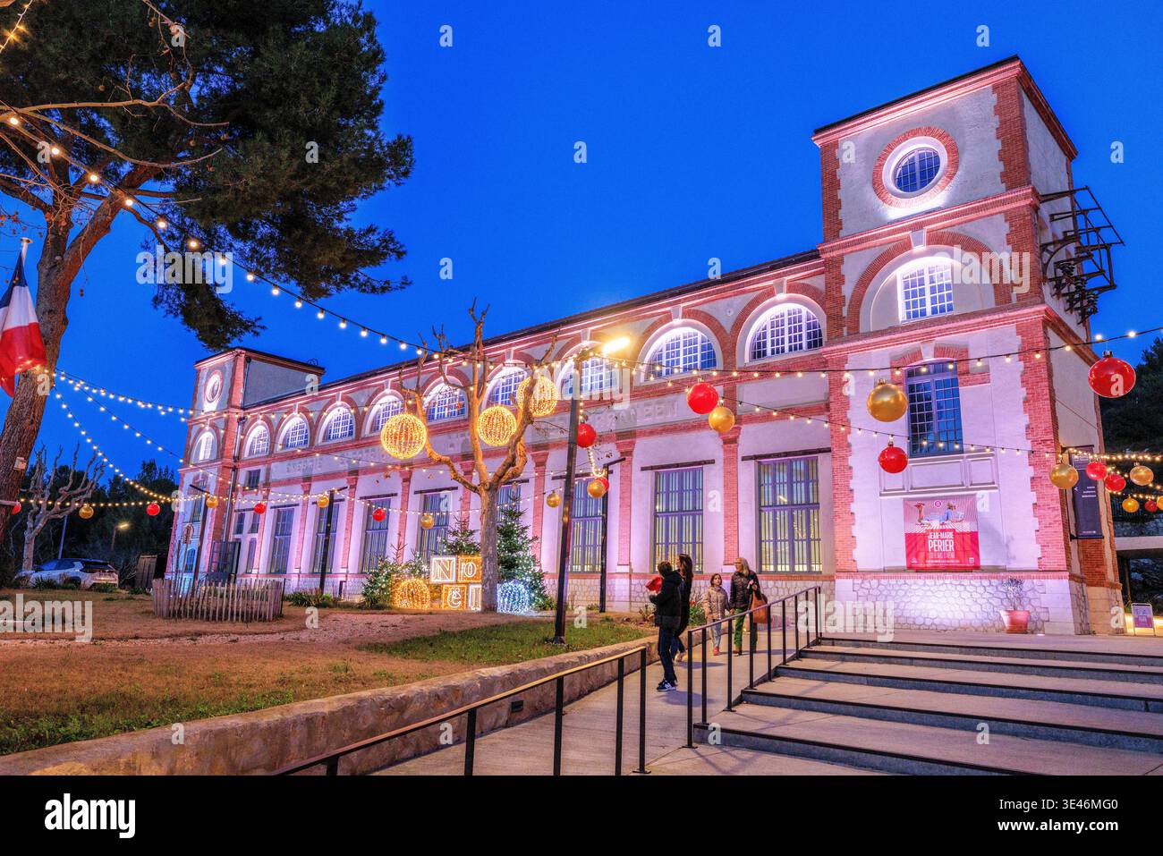 Frankreich, Bouches du Rhone, Allauch, Weihnachtsbeleuchtung von Blachere Illumination, The Electric Factory Stockfoto