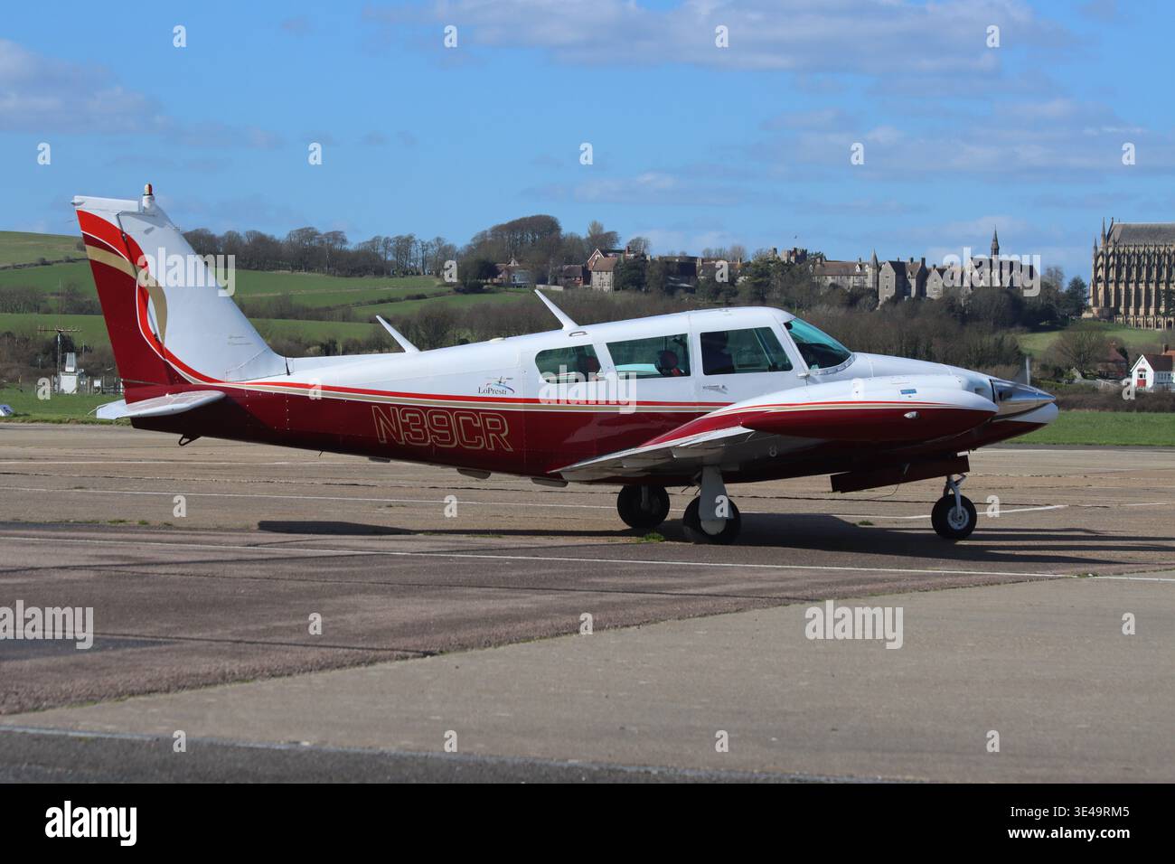 A Piper PA-39-160 Turbo Twin Comanche C/R Stockfoto