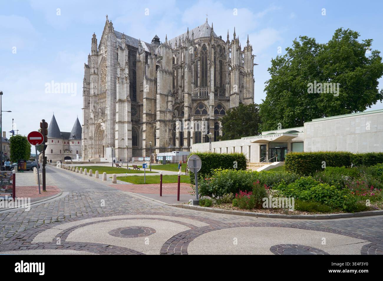 Kathedrale von Saint Peter, Beauvais, Frankreich, Außenansicht Stockfoto