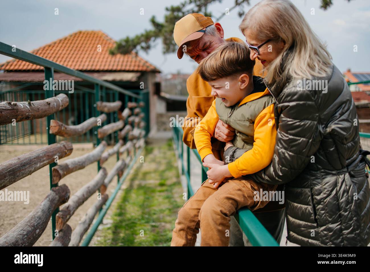 Du bist meine besten Großeltern Stockfoto