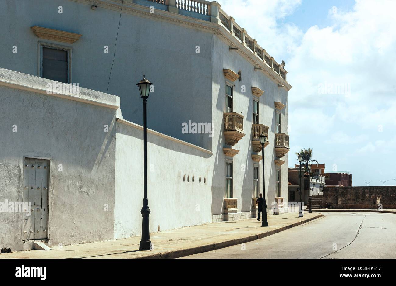 Straßenszene, Cartagena de Indias, Kolumbien Stockfoto