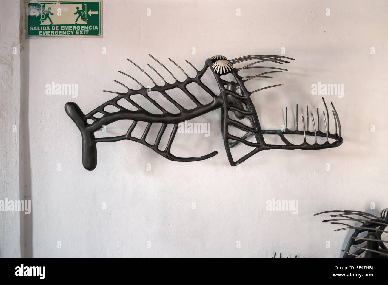 Fischskulptur auf Isla Mujeres Quintana Roo Mexiko Stockfoto
