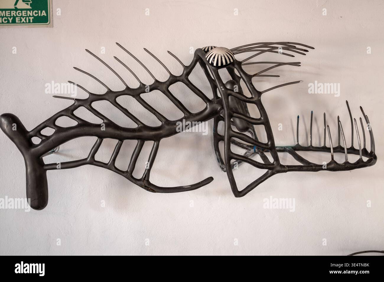 Fischskulptur auf Isla Mujeres Quintana Roo Mexiko Stockfoto