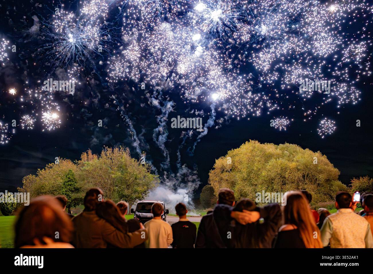 Feuerwerk Stockfoto