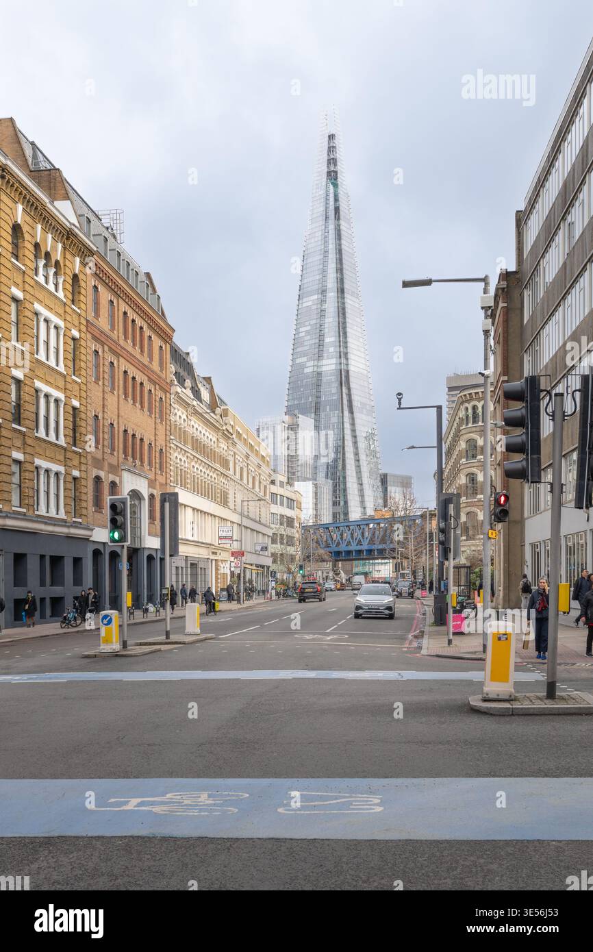 London, England, Großbritannien - The Shard Office Tower von Renzo Piano Building Workshop Stockfoto