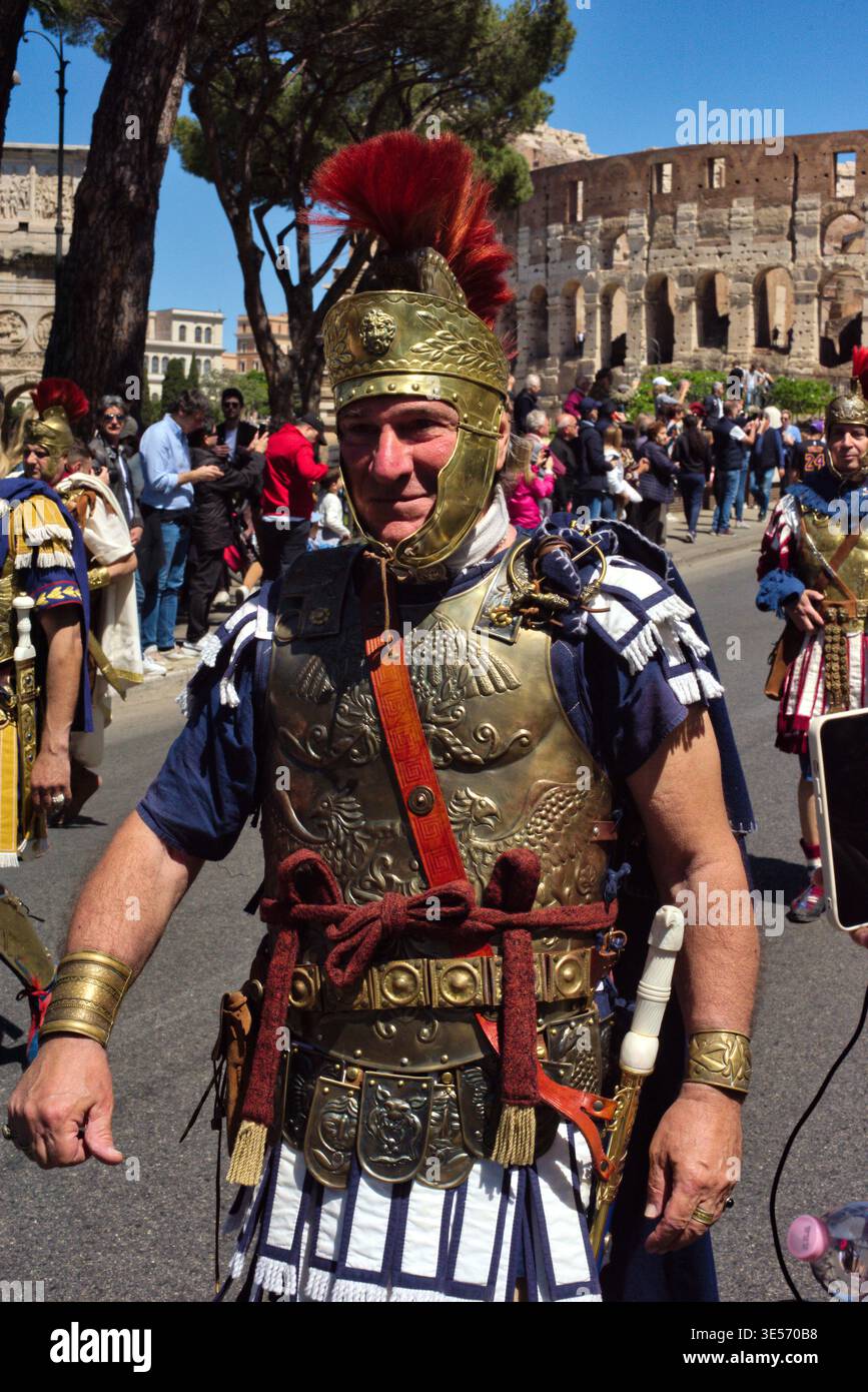 Roms Geburtstag, Aufführung im Circus Maximus Stockfoto