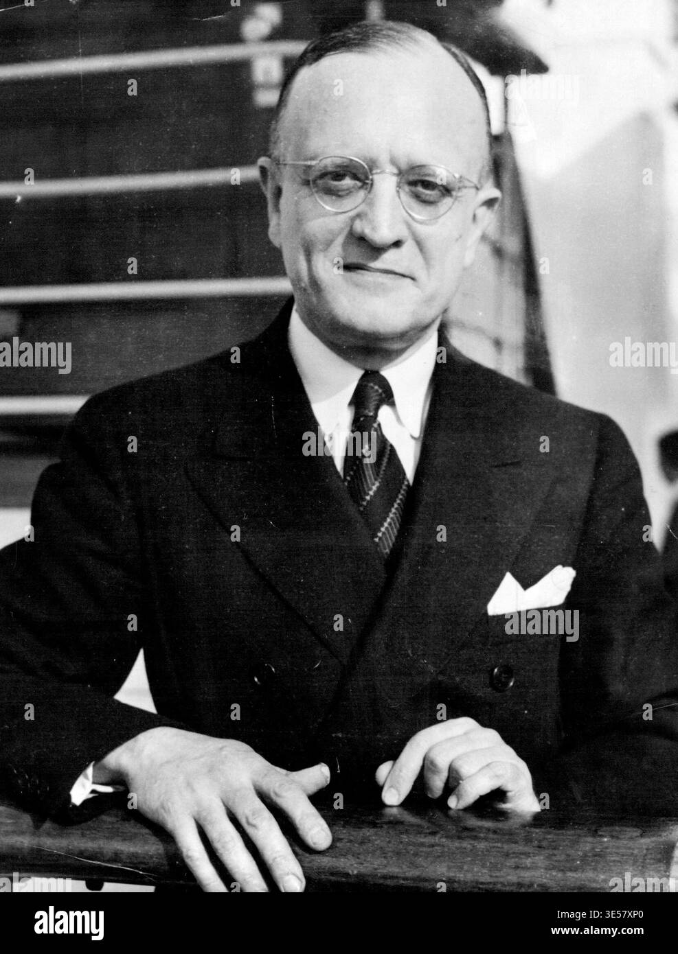 Um den wichtigen diplomatischen Posten des Generalkonsul der USA in Shanghai zu besetzen, segelte Mr. Clarence E. Gauß kürzlich aus Amerika. Er hatte lange Ex Stockfoto