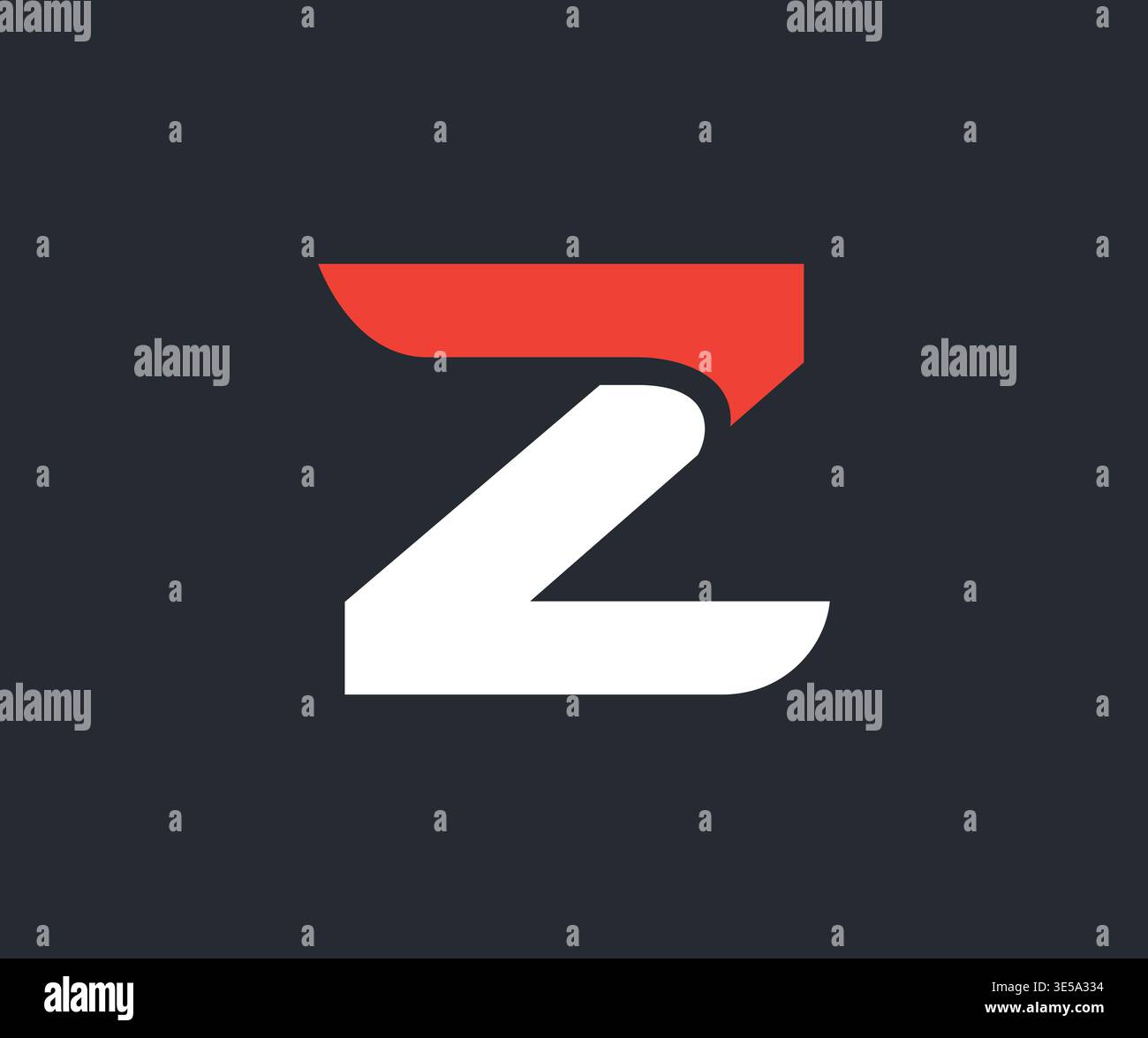 Modernes Z-Monogramm-Logo Stock Vektor