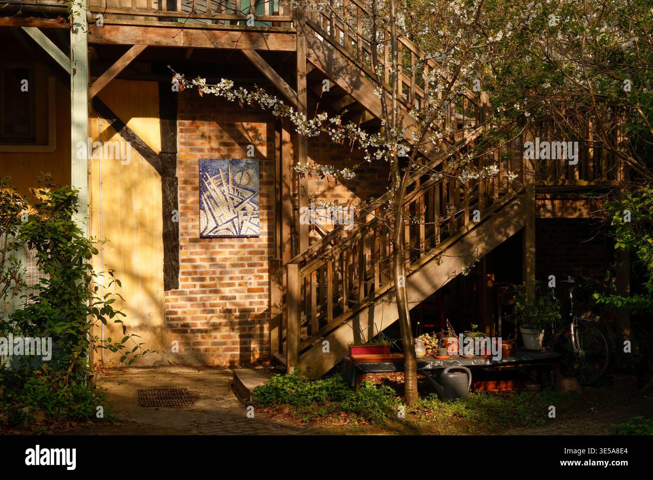 LA RUCHE ARTIST RESIDENCE PARIS Stockfoto
