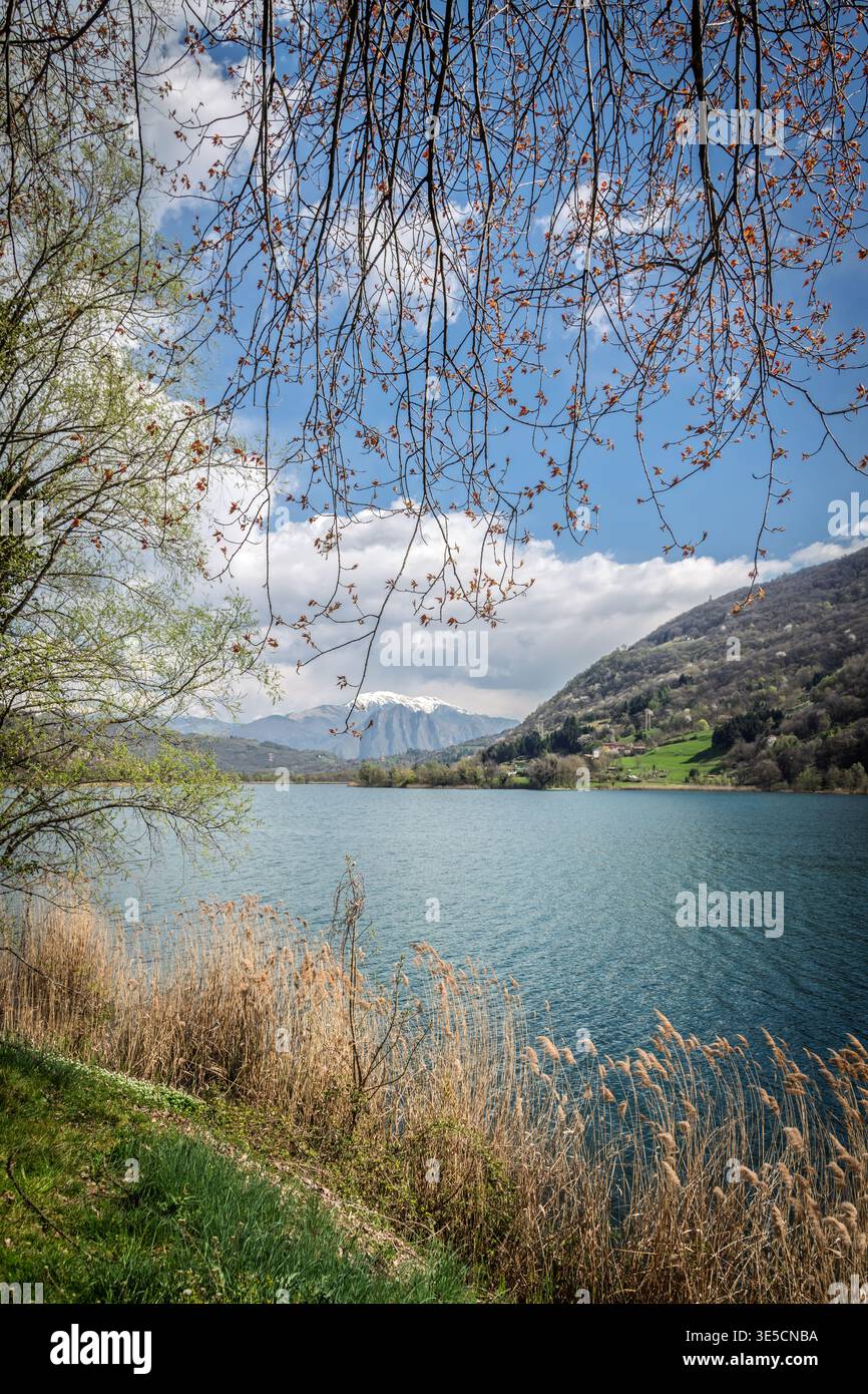 Idro-See (Lago d'Idro) Italien Stockfoto