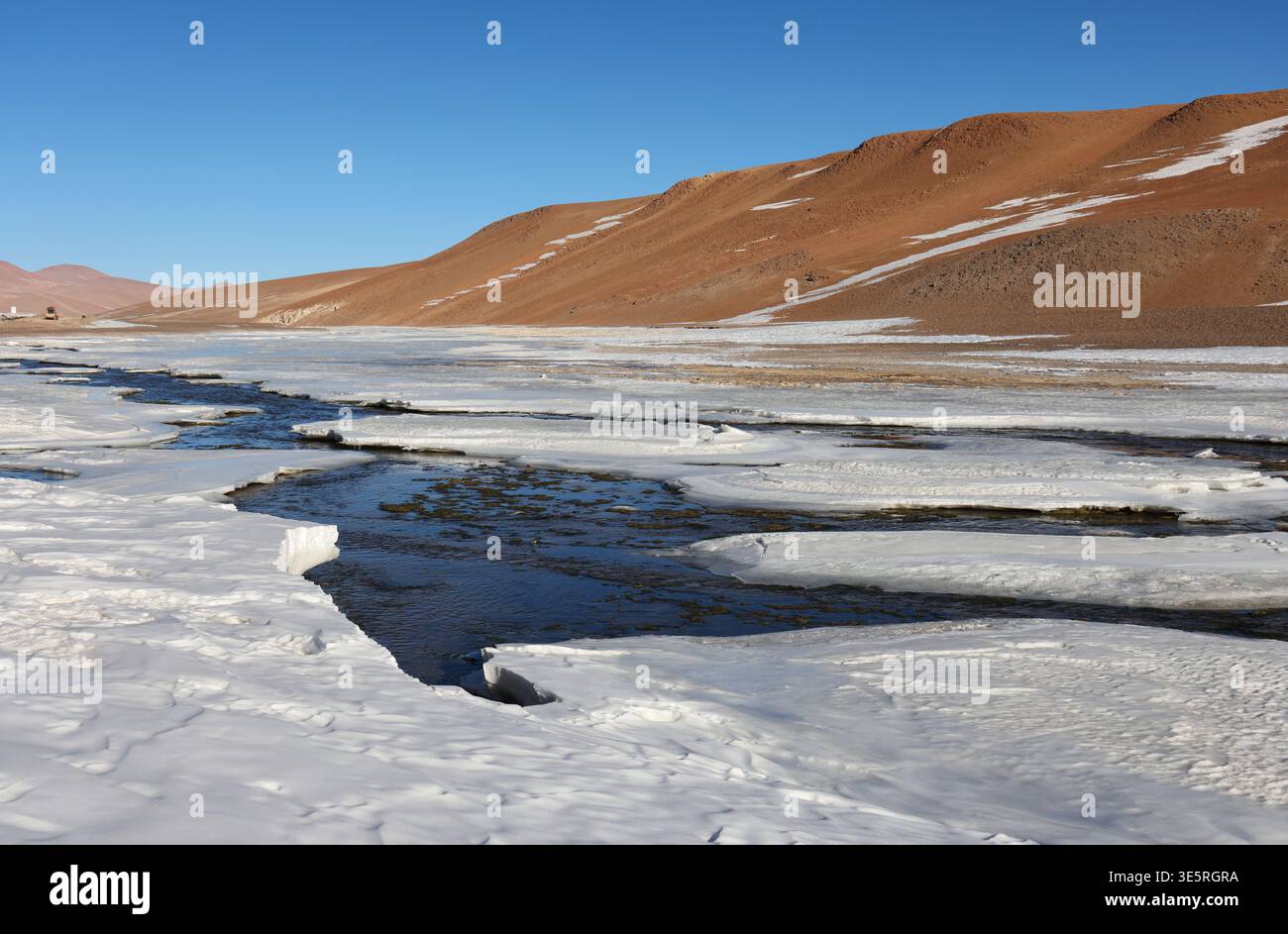 Andenlandschaft im Norden Chiles Stockfoto