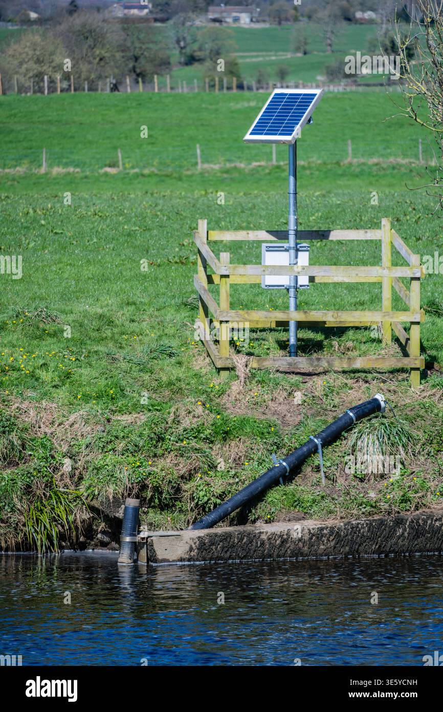 Die Datenerhebung über den Ribble ist umfangreich und wird hauptsächlich von der Umweltagentur und dem Ribble Rivers Trust verwaltet, wobei der Schwerpunkt auf Wasserqualität, Stockfoto