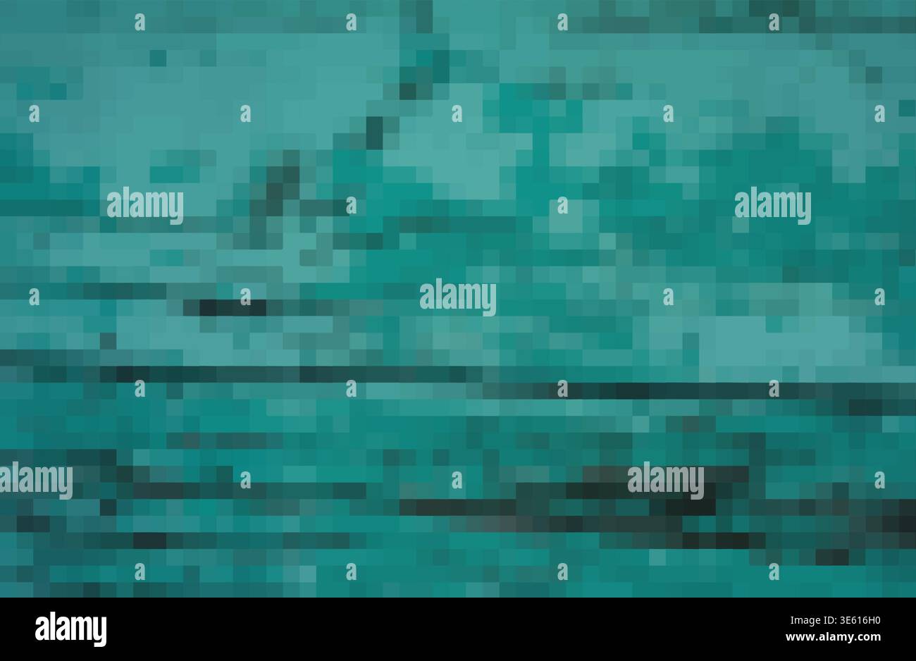 Abstrakter Hintergrund blau-grünes Brett Vintage alt . Handgezeichnet. Nicht AI, Vektordarstellung. Stock Vektor