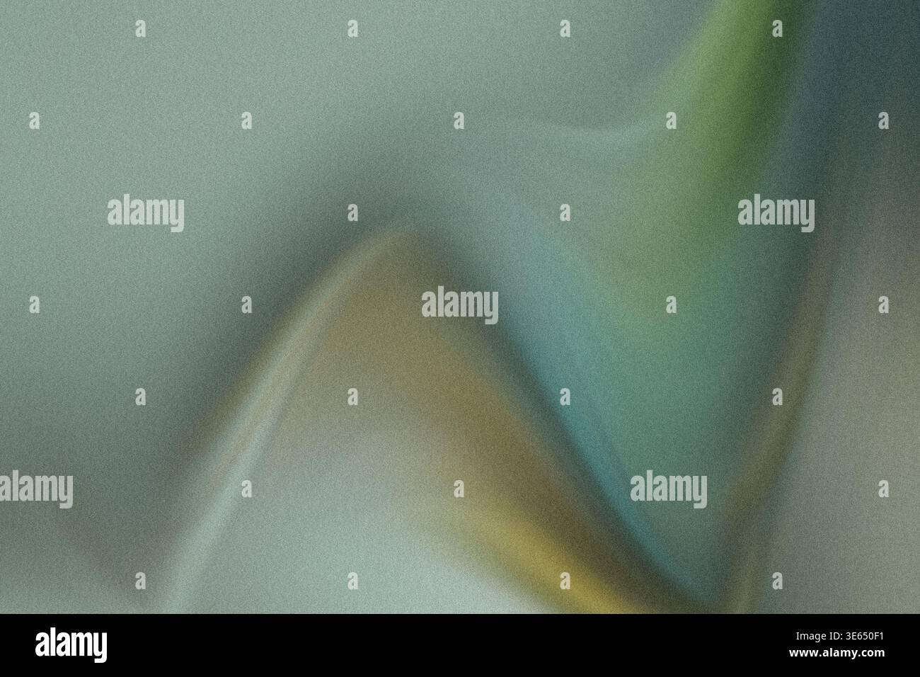 Natur-inspirierter Hintergrund mit glatten, geschwungenen Linien, Farbverläufen und strukturierter Oberfläche mit Grün-, Braun- und Blautönen, die ein har-farbenes Aussehen schaffen Stockfoto