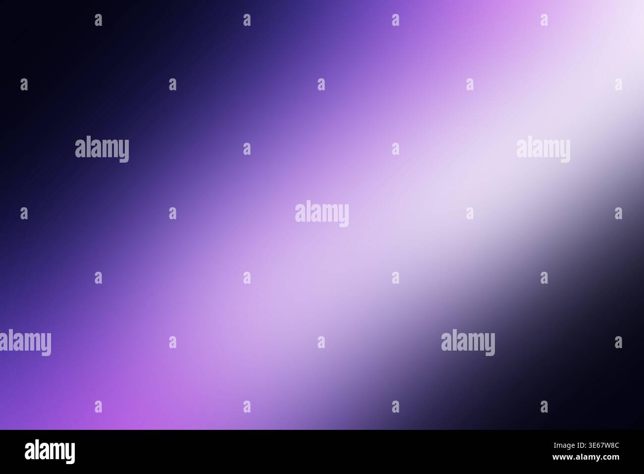 Abstrakter lila verlaufender Hintergrund mit diagonalem sanftem Licht und glatten Pastelltönen für modernes Design Stockfoto