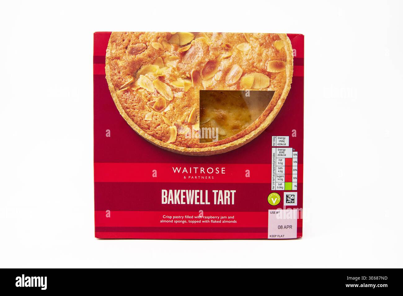 Waitrose Bakewell Tarte 290 g Stockfoto