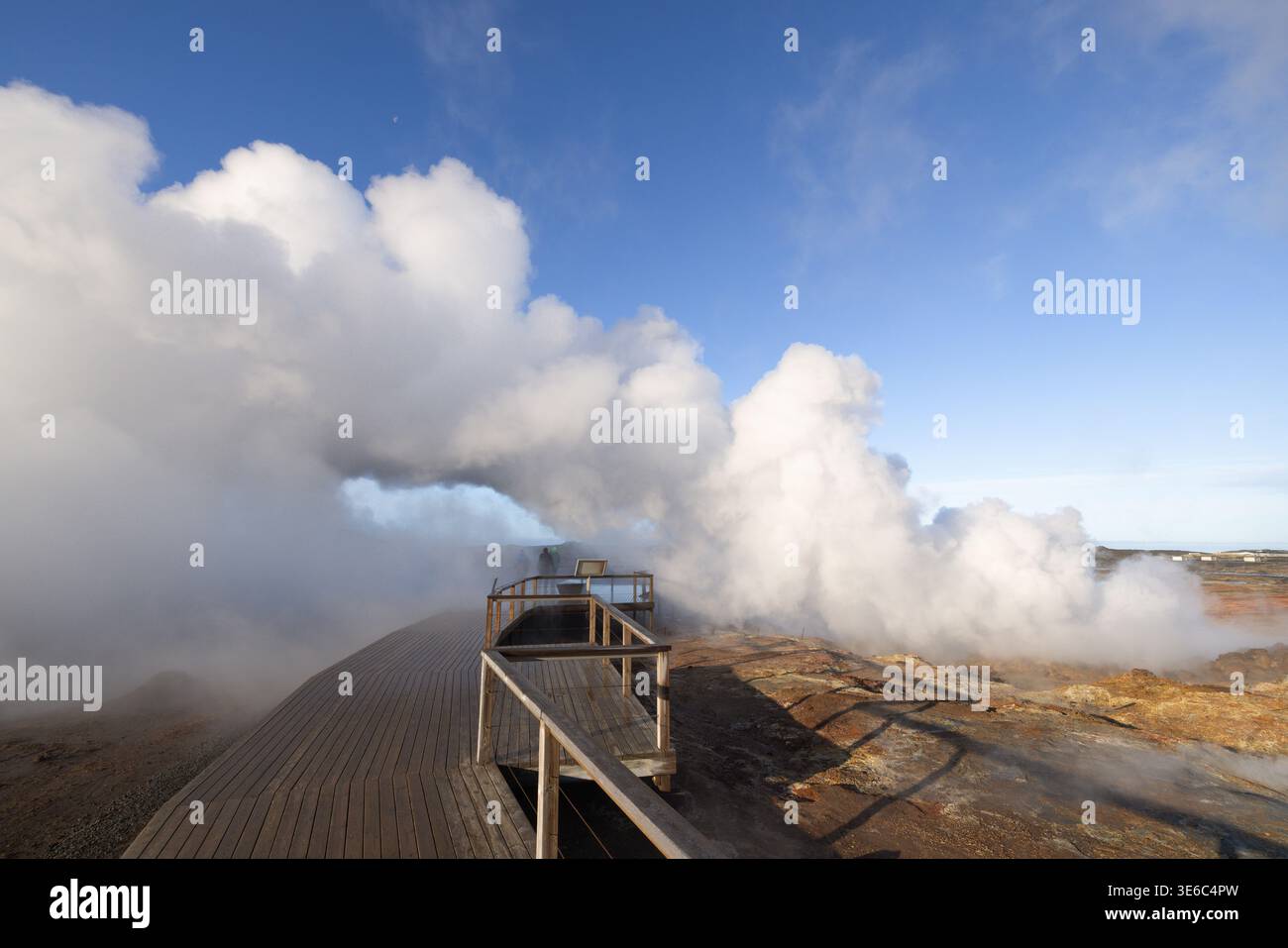 Gunnuhver Geothermal Area, Island Stockfoto