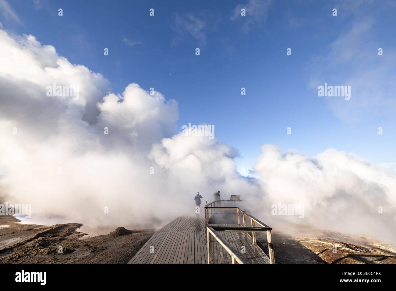Gunnuhver Geothermal Area, Island Stockfoto