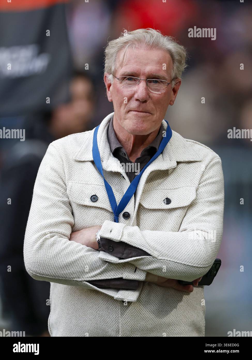 EINDHOVEN - PSV Eindhoven Ehrenmitglied Hans van Breukelen während des niederländischen Eredivisie-Spiels zwischen PSV Eindhoven und FC Utrecht am 4. April 2026 im Philips Stadium in Eindhoven, Niederlande. MAURICE VAN STEEN / ANP Stockfoto