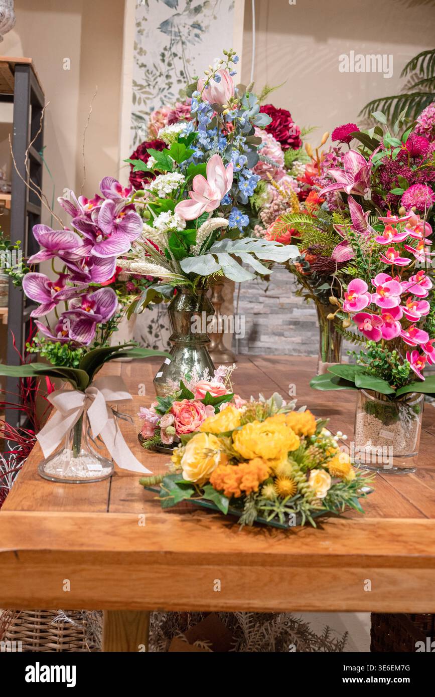 Blume und Farben Stockfoto