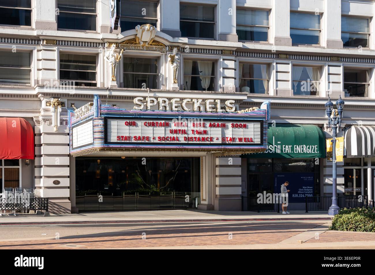 Spreckels Theatre am 121 Broadway, San Diego, CA, USA. Stockfoto