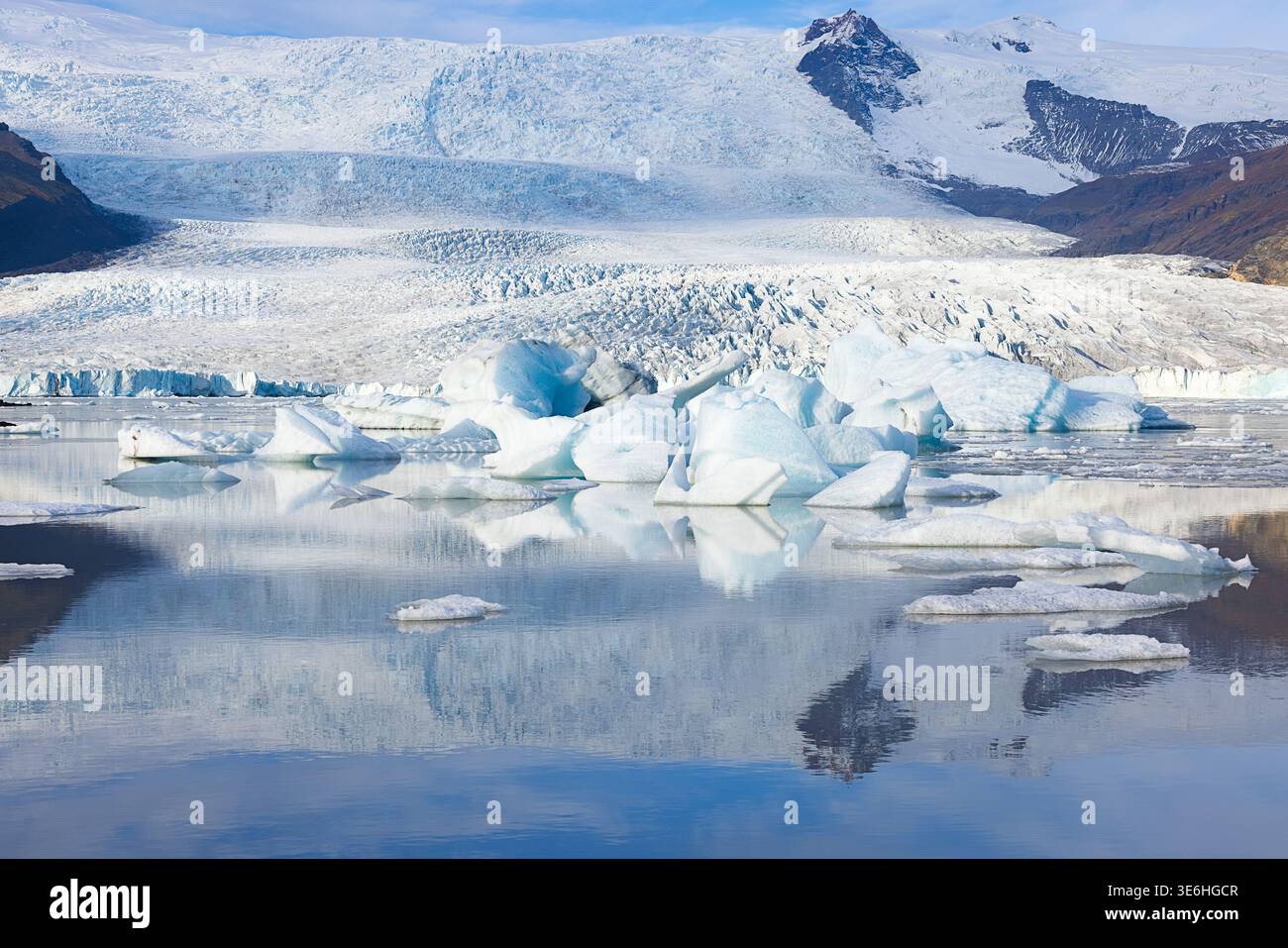 Jökulsárlón Gletschersee, Island Stockfoto