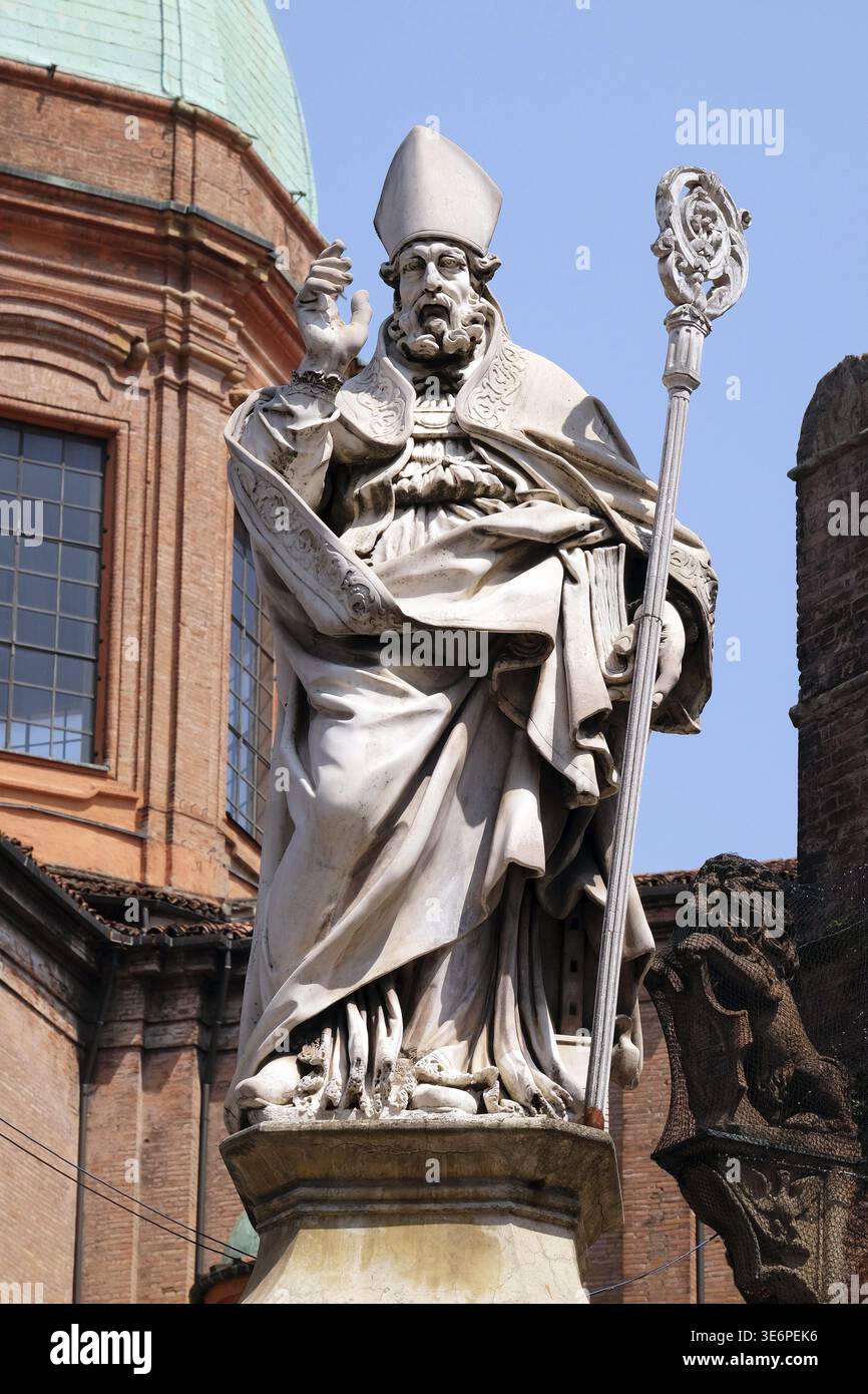 St. Petronius, St. Bartholomäus Kirche in Bologna, Italien Stockfoto