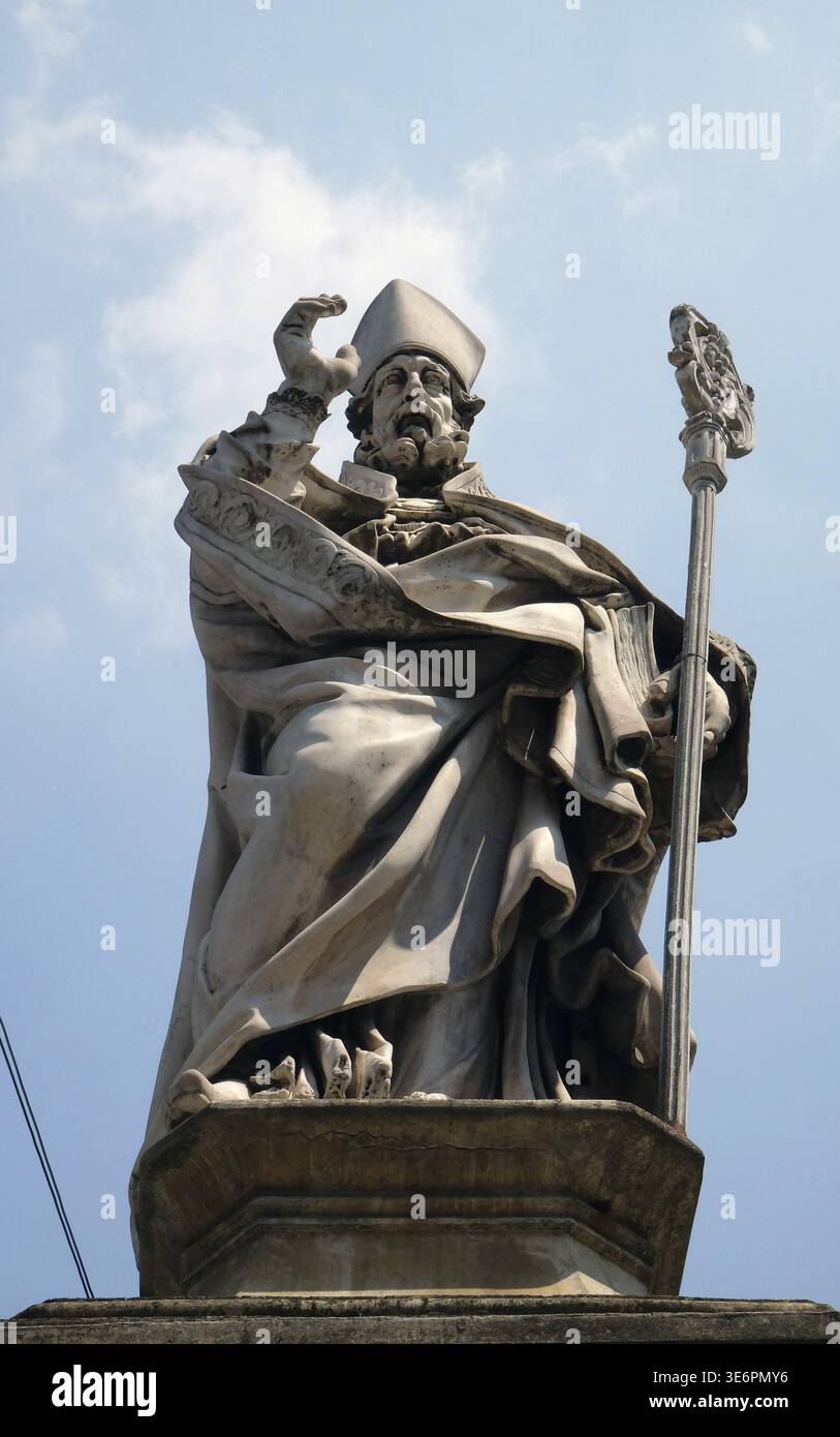 St. Petronius, St. Bartholomäus Kirche in Bologna, Italien Stockfoto