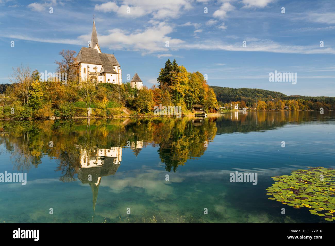 Maria Wörth, Wörthersee, Kärnten, Österreich Stockfoto
