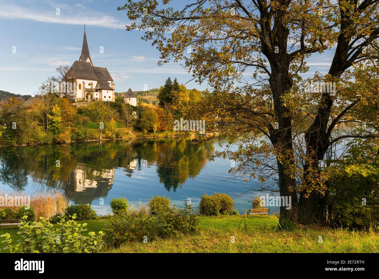 Maria Wörth, Wörthersee, Kärnten, Österreich Stockfoto