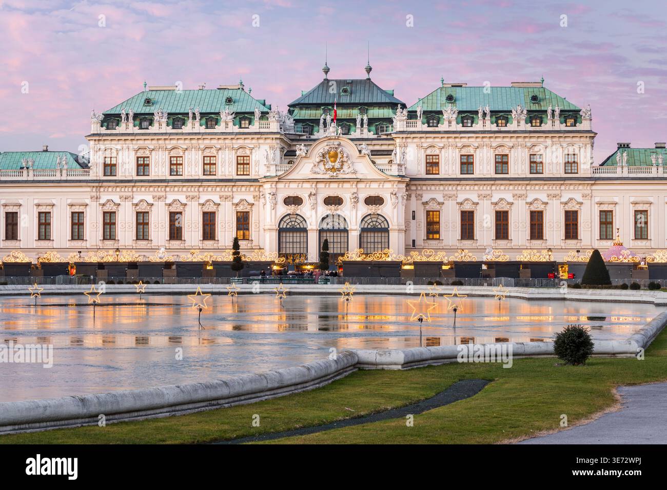Schloss Belvedere, 3.Bezirk Landstraße, Wien, Österreich Stockfoto