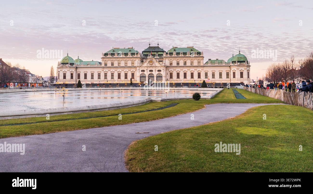 Schloss Belvedere, 3.Bezirk Landstraße, Wien, Österreich Stockfoto
