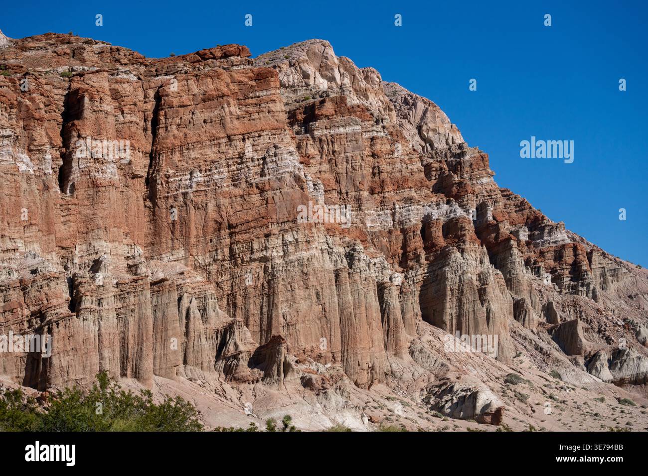 Geologische Formationen im Red Rock Canyon State Park, Kalifornien. Stockfoto