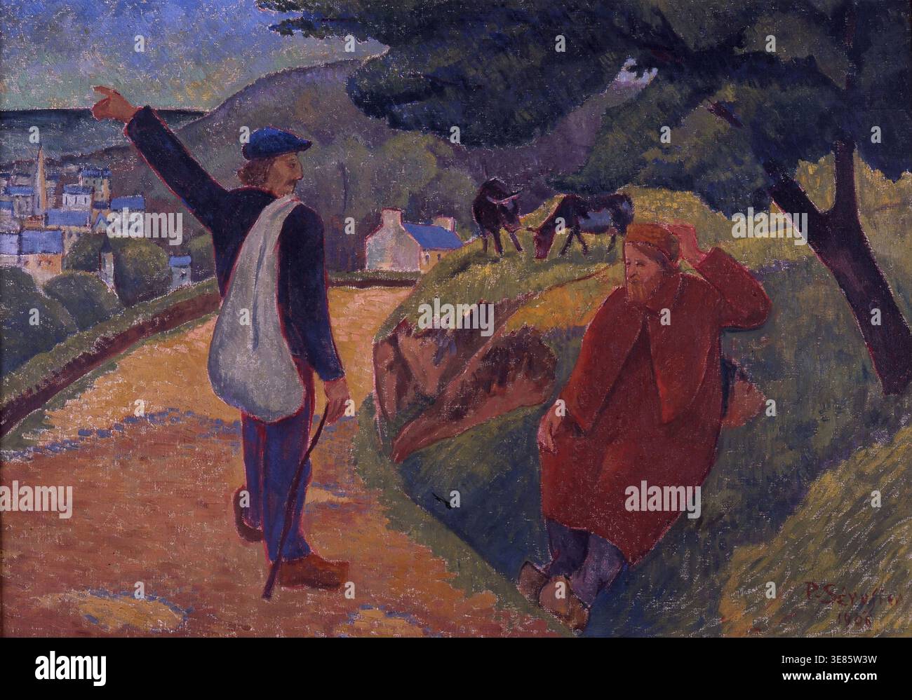 Abschied von Gauguin, 1906. Gefunden in der Sammlung von Musée des Beaux Arts, Quimper. Stockfoto