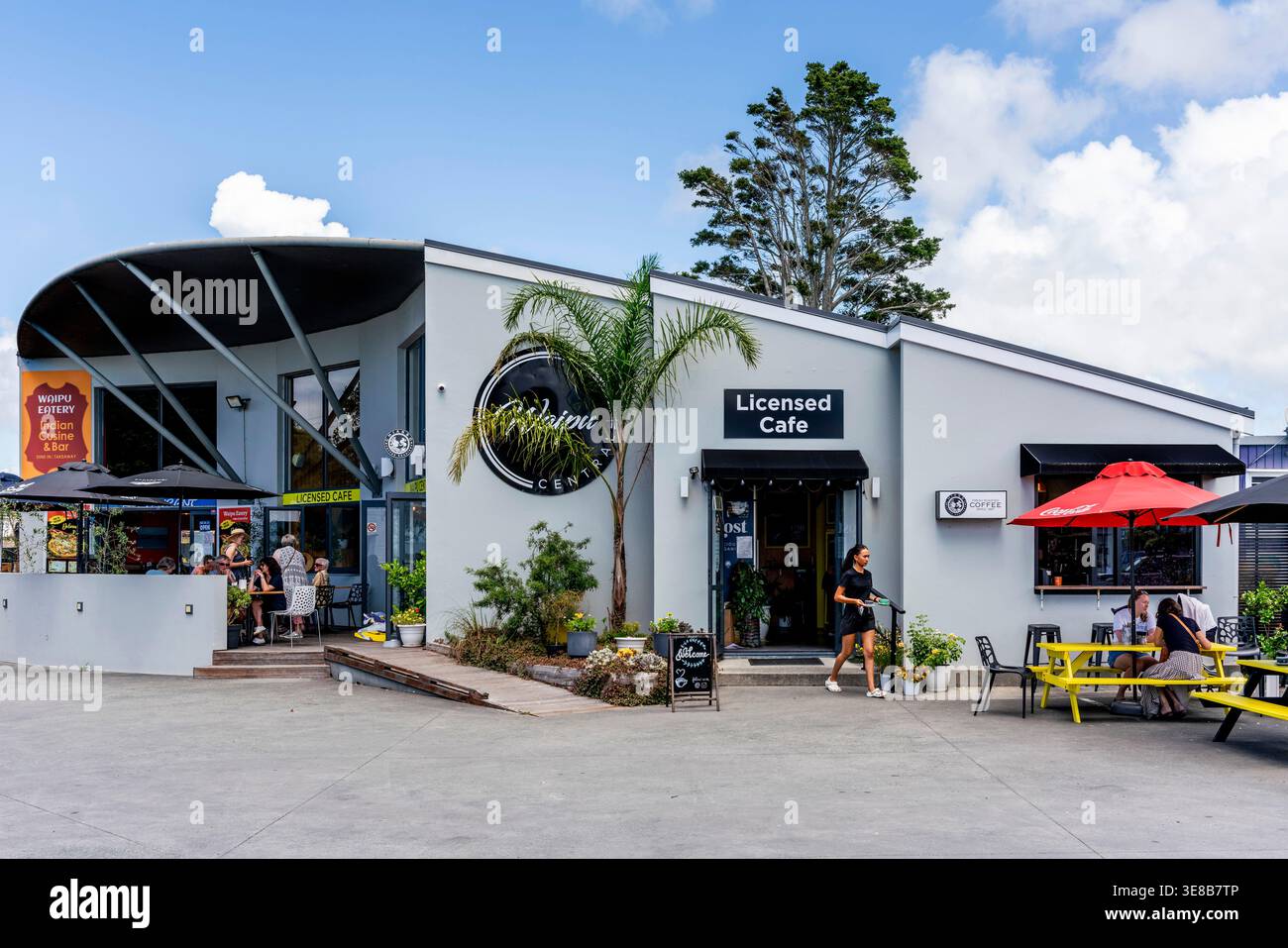 Waipu Central Cafe, Waipu Village, Northland, Neuseeland Stockfoto