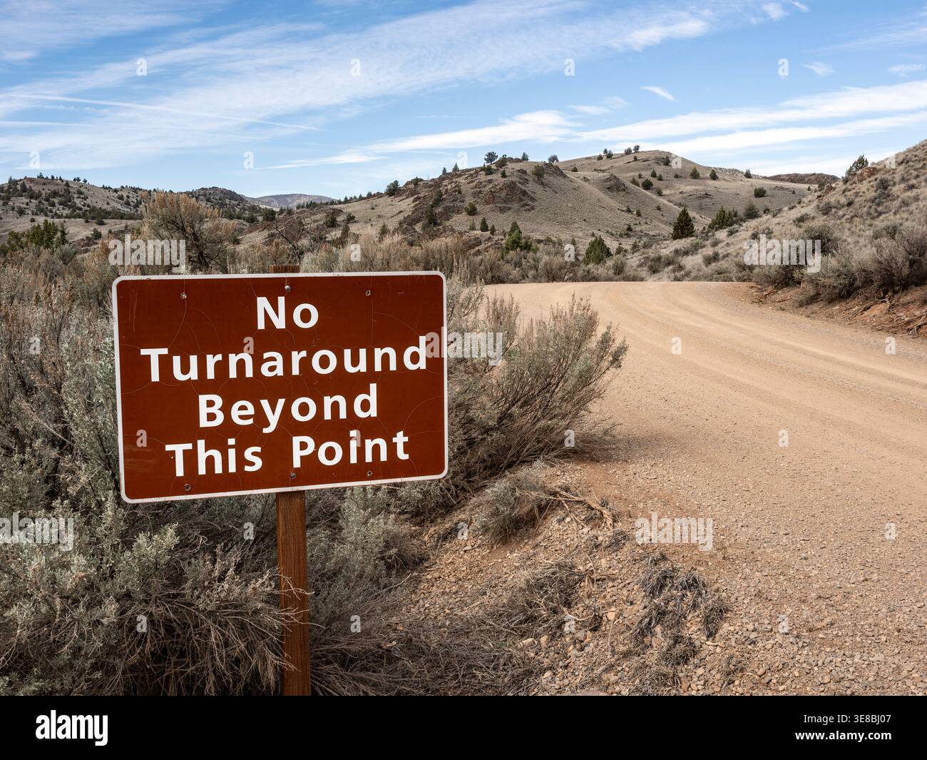 OR03037-00....OREGON - Painted Hills Unit des John Day Fossil beds National Monument. Kein Umkehrschild. Stockfoto