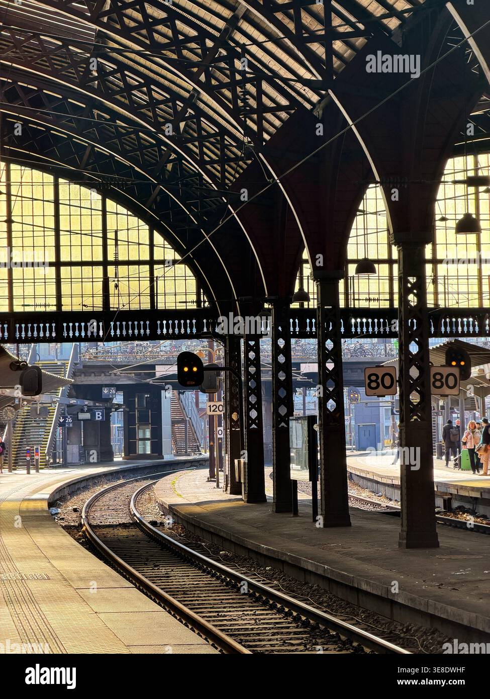 Kopenhagen Hauptbahnhof, Kopenhagen, Dänemark. Stockfoto
